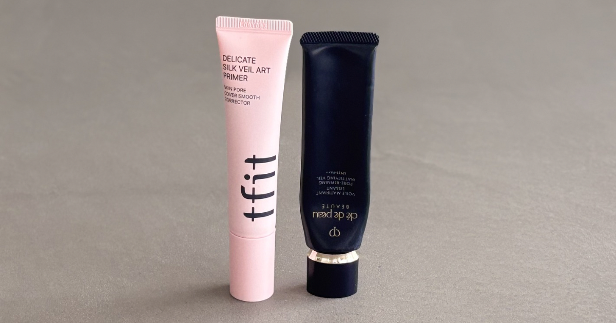 tfitとクレドの化粧下地の画像